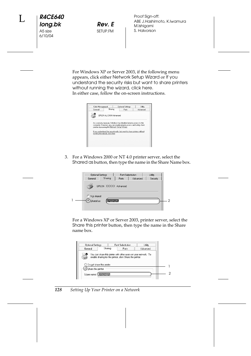 R4ce640 long.bk rev. e | Epson AcuLaser C3000 User Manual | Page 128 / 316