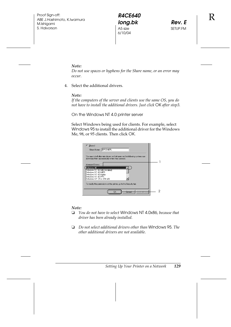 Epson AcuLaser C3000 User Manual | Page 129 / 316