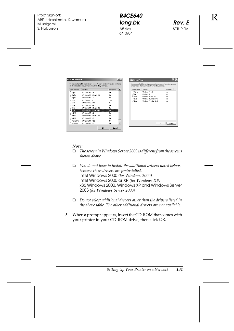 Epson AcuLaser C3000 User Manual | Page 131 / 316
