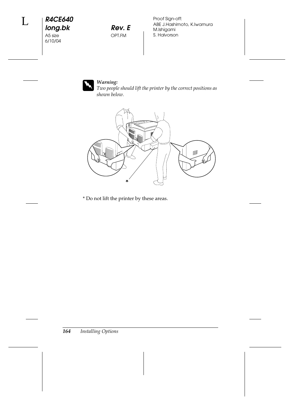 Epson AcuLaser C3000 User Manual | Page 164 / 316