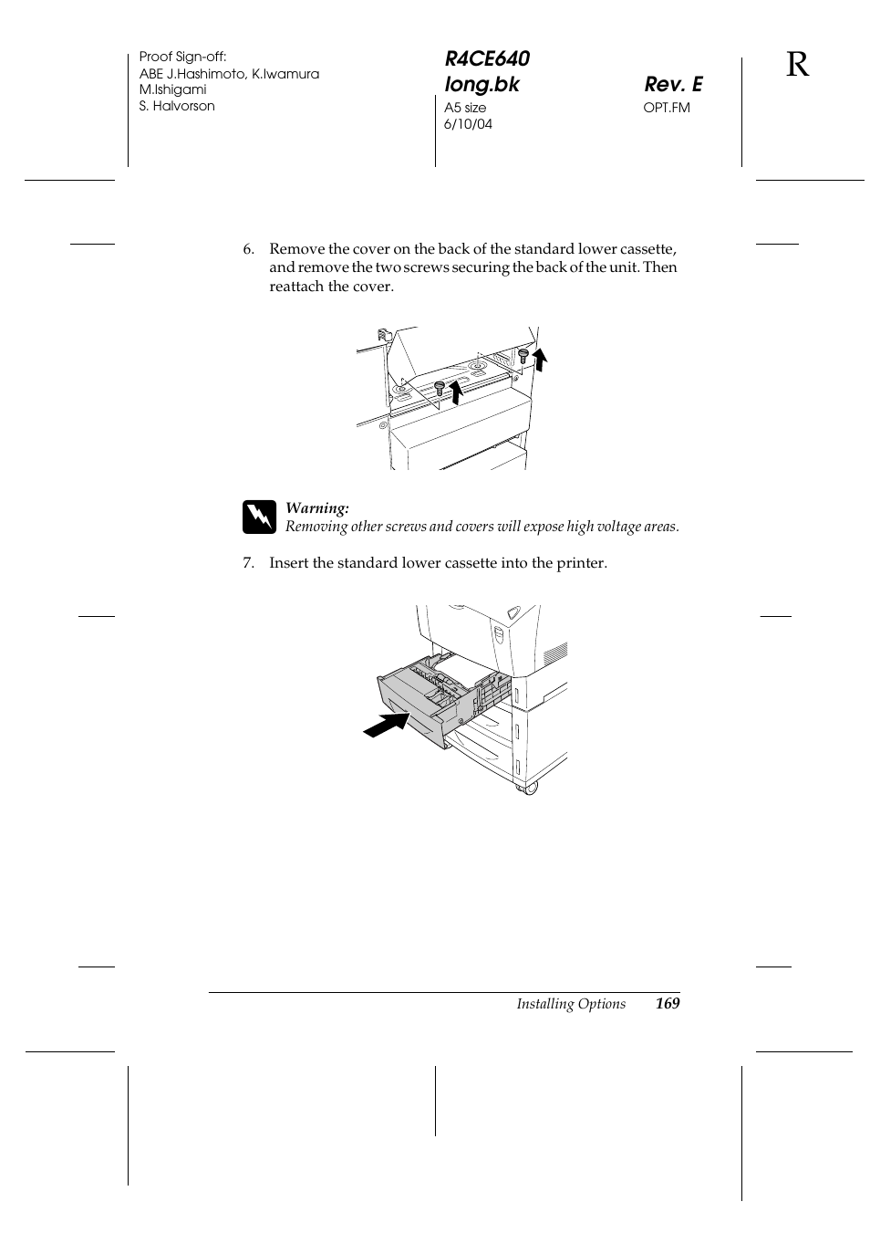 Epson AcuLaser C3000 User Manual | Page 169 / 316