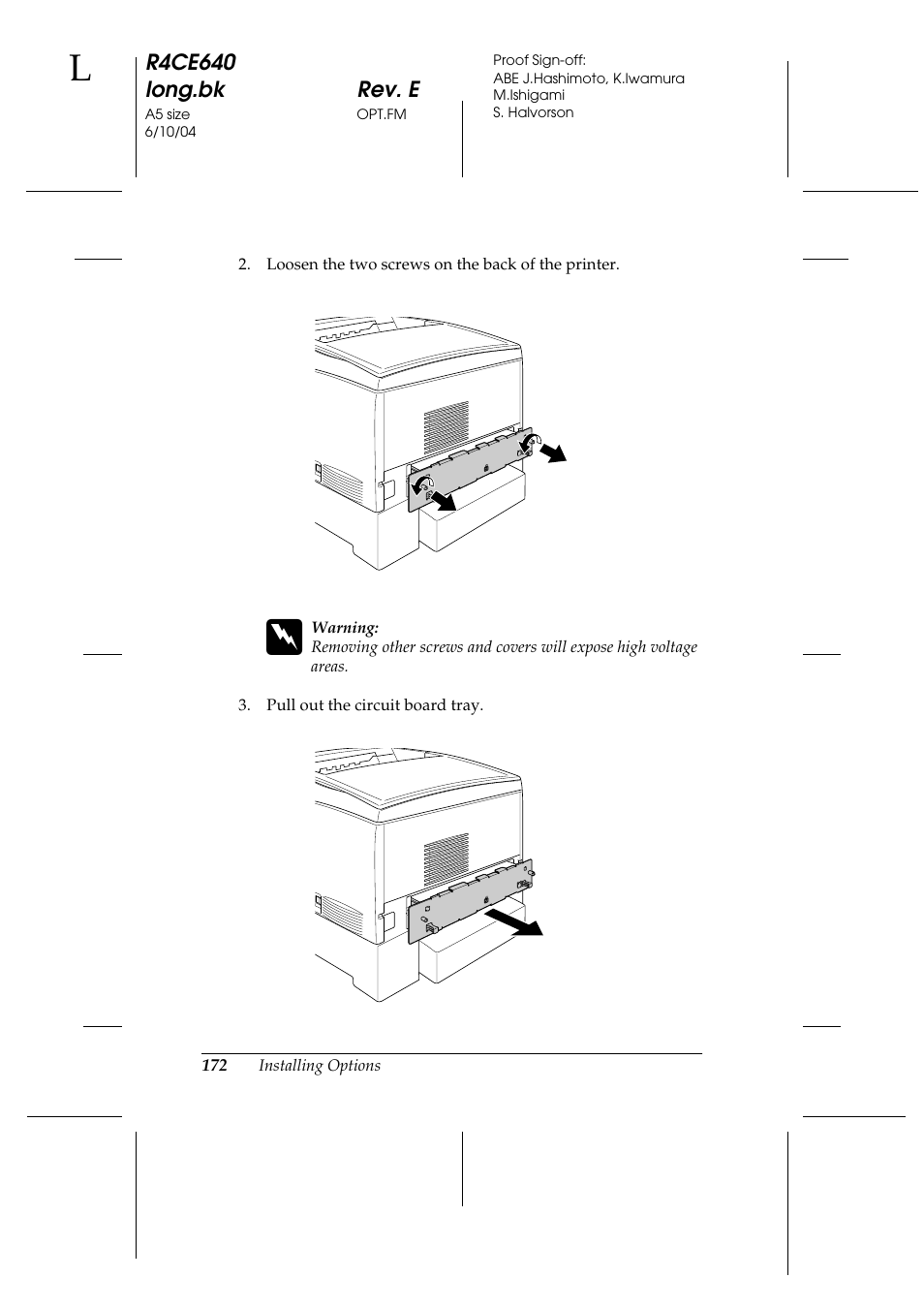 Epson AcuLaser C3000 User Manual | Page 172 / 316