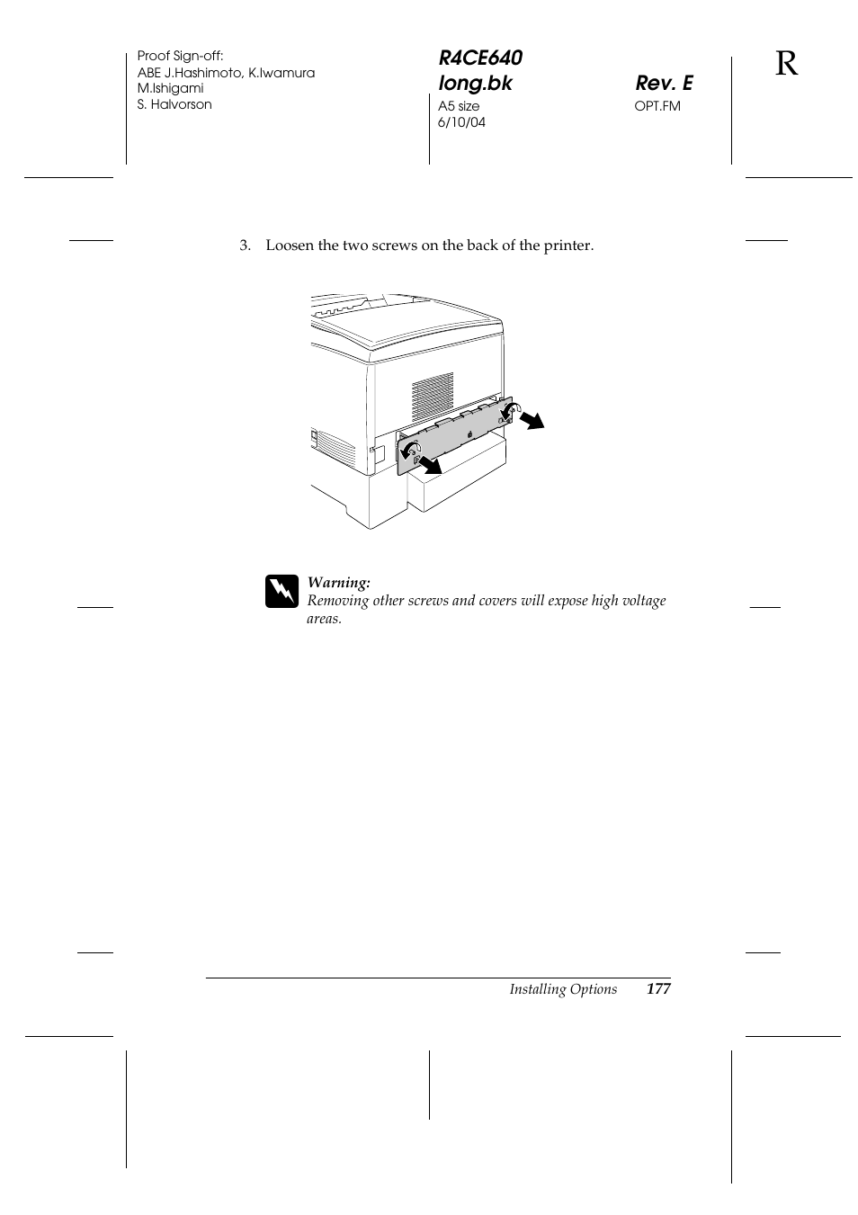 Epson AcuLaser C3000 User Manual | Page 177 / 316
