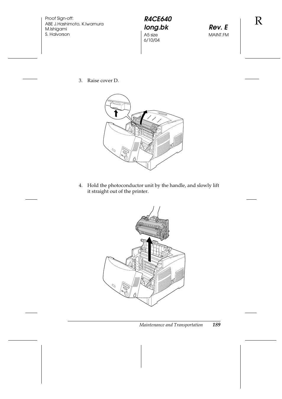 Epson AcuLaser C3000 User Manual | Page 189 / 316