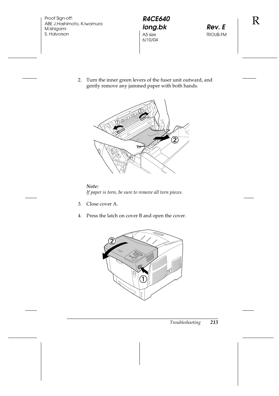 Epson AcuLaser C3000 User Manual | Page 213 / 316