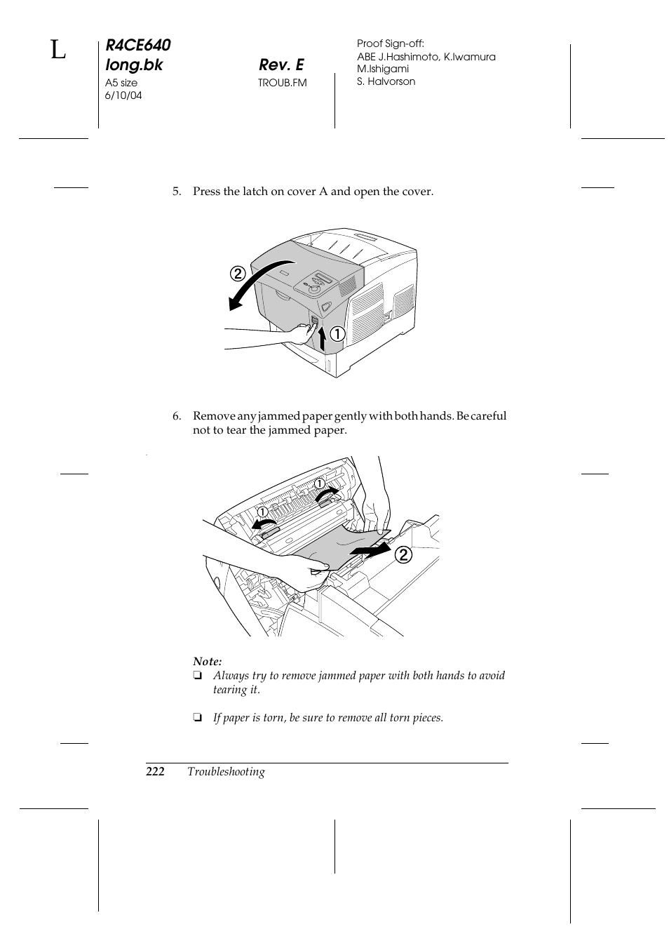 R4ce640 long.bk rev. e | Epson AcuLaser C3000 User Manual | Page 222 / 316