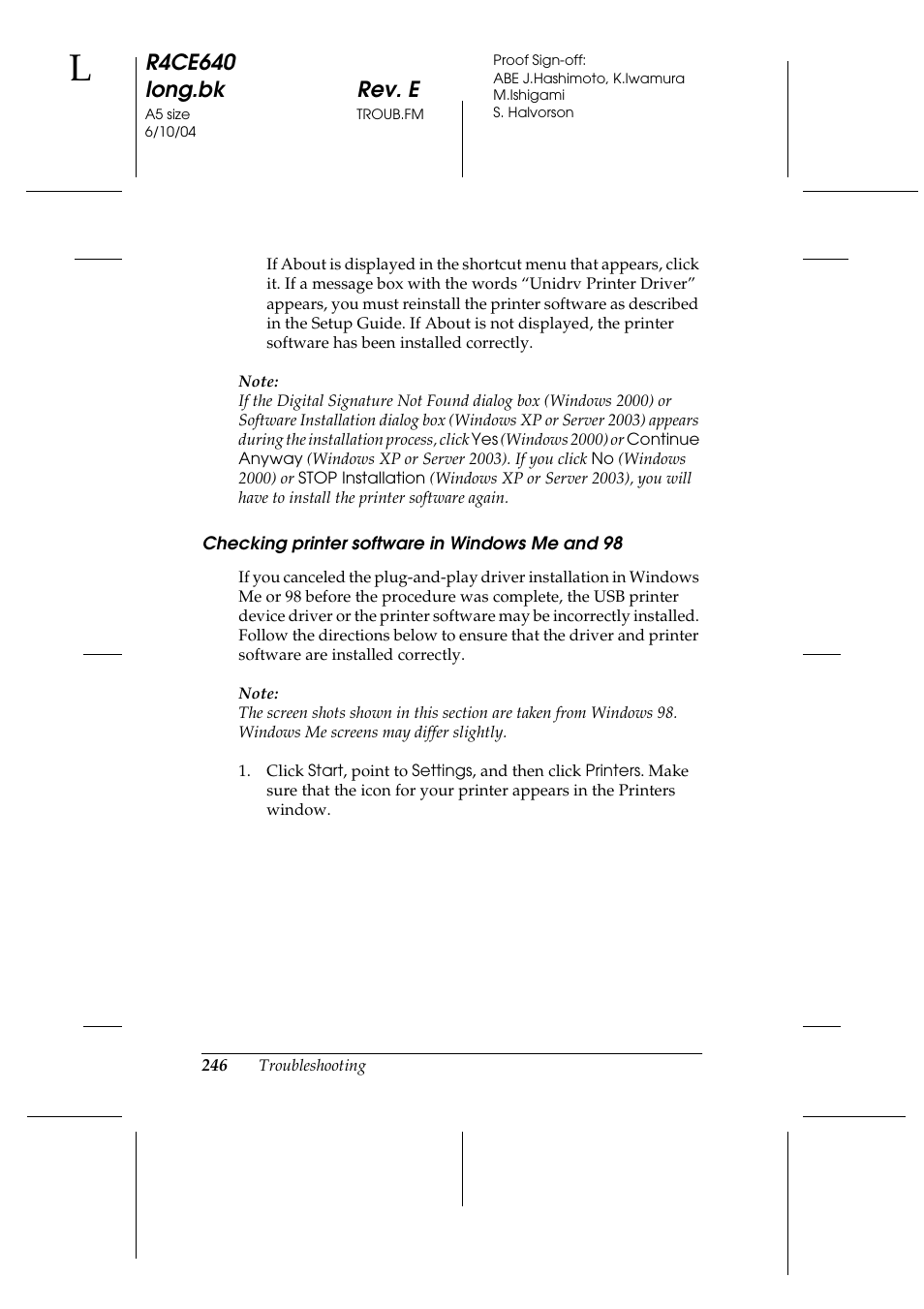 R4ce640 long.bk rev. e | Epson AcuLaser C3000 User Manual | Page 246 / 316