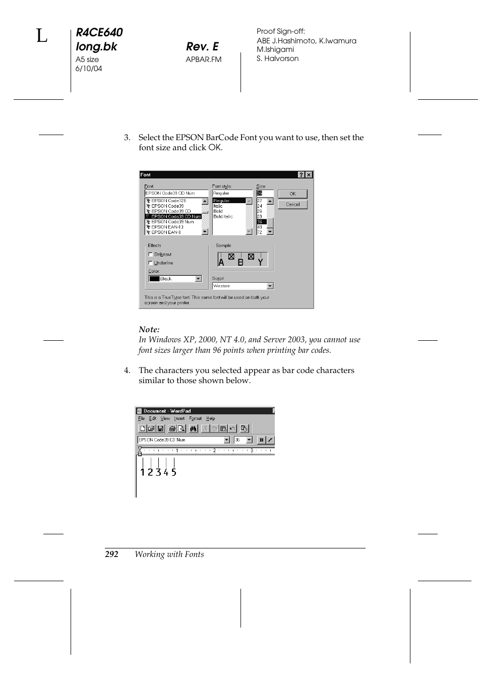 R4ce640 long.bk rev. e | Epson AcuLaser C3000 User Manual | Page 292 / 316