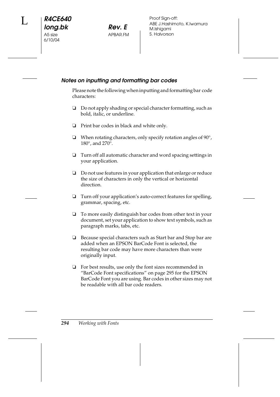 R4ce640 long.bk rev. e | Epson AcuLaser C3000 User Manual | Page 294 / 316