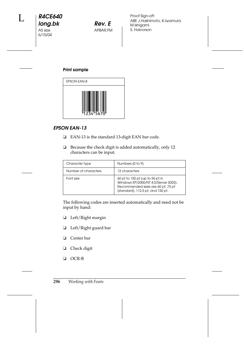 R4ce640 long.bk rev. e | Epson AcuLaser C3000 User Manual | Page 296 / 316
