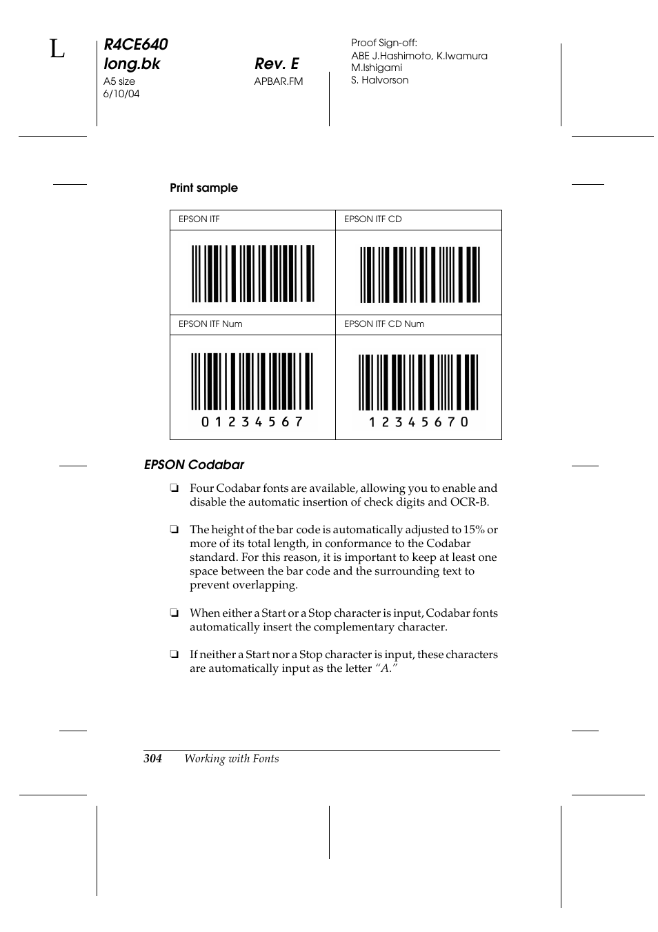 R4ce640 long.bk rev. e | Epson AcuLaser C3000 User Manual | Page 304 / 316