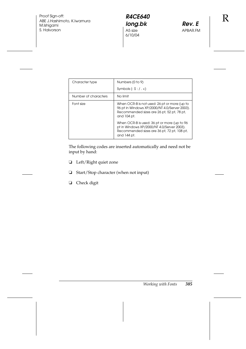 Epson AcuLaser C3000 User Manual | Page 305 / 316