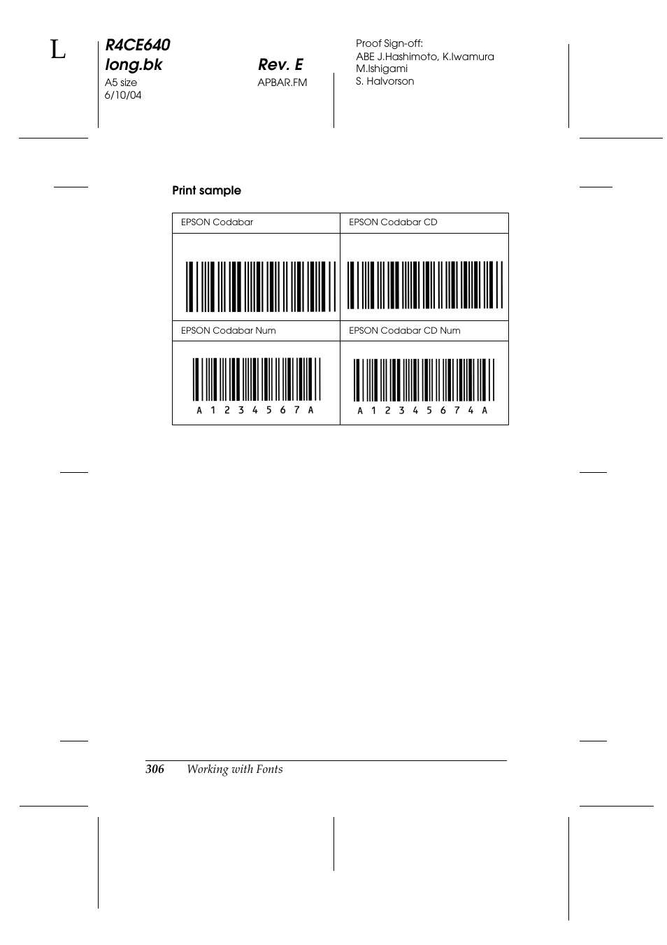 R4ce640 long.bk rev. e | Epson AcuLaser C3000 User Manual | Page 306 / 316