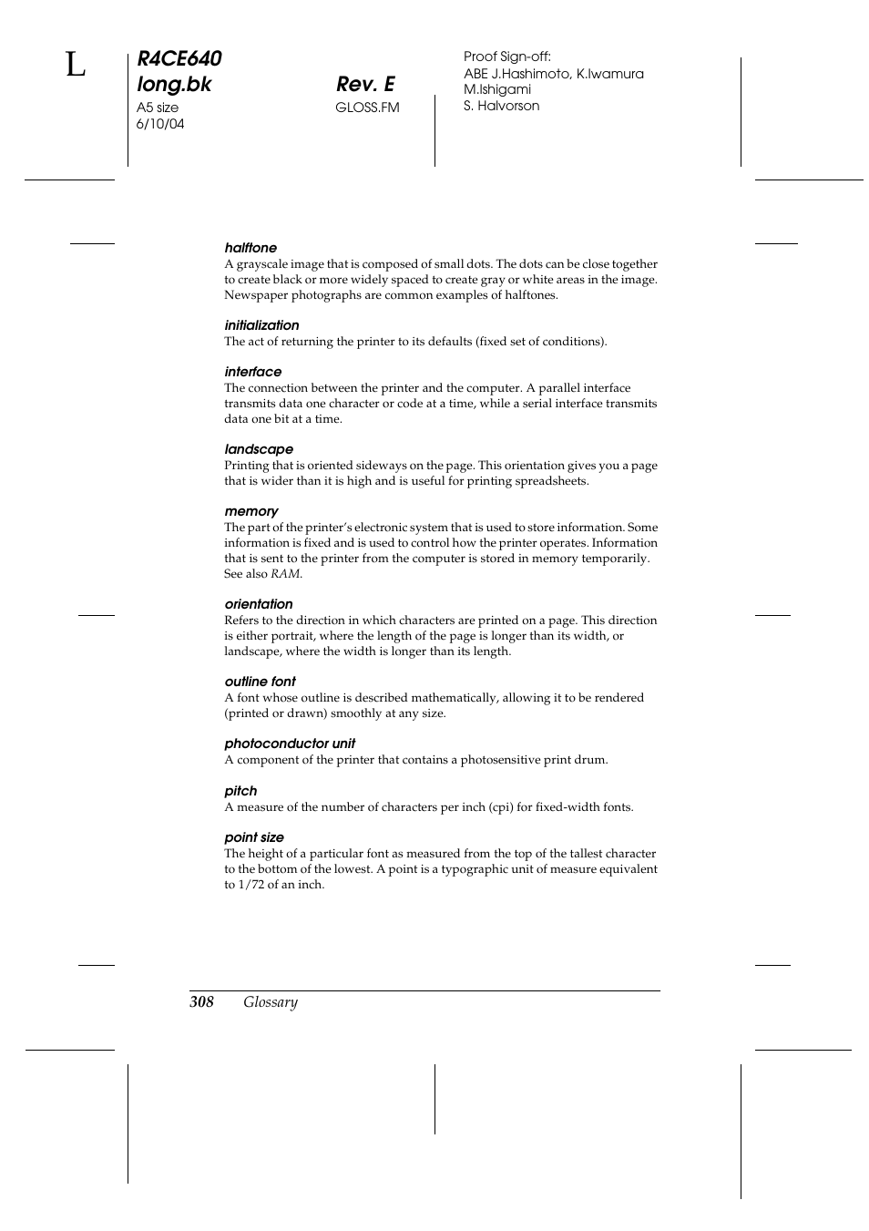 R4ce640 long.bk rev. e | Epson AcuLaser C3000 User Manual | Page 308 / 316