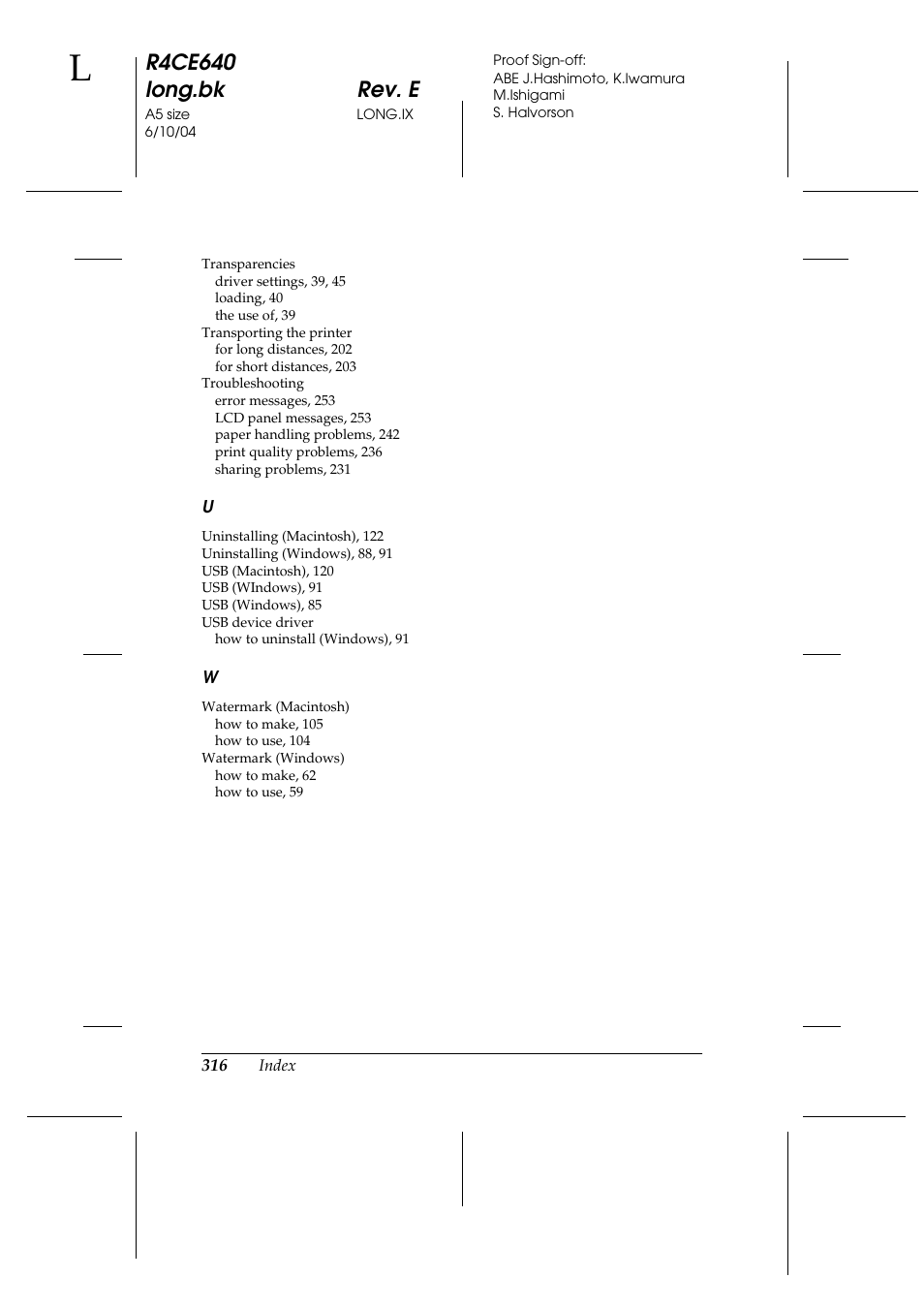 R4ce640 long.bk rev. e | Epson AcuLaser C3000 User Manual | Page 316 / 316