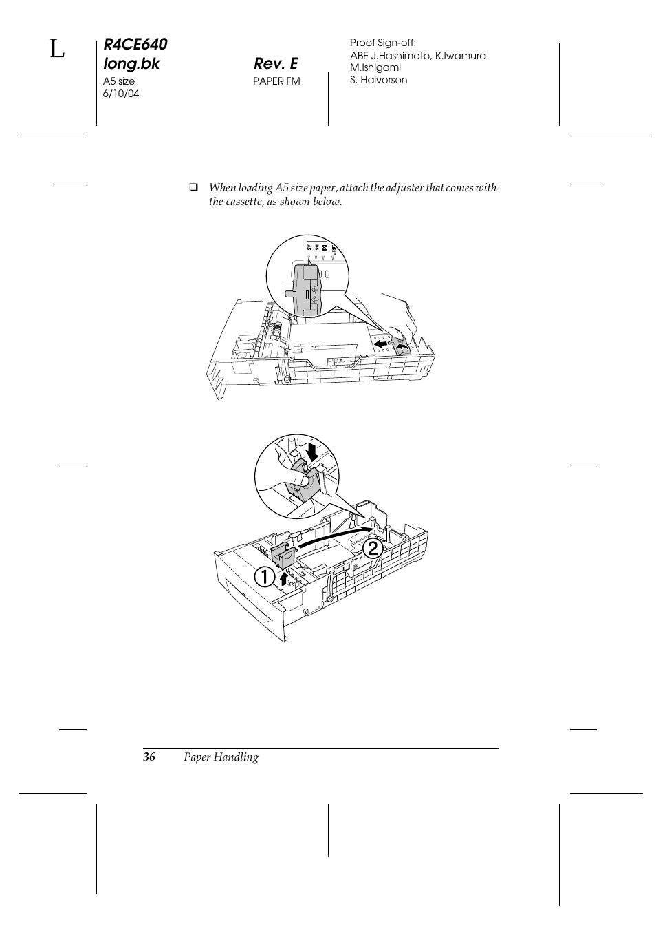 R4ce640 long.bk rev. e | Epson AcuLaser C3000 User Manual | Page 36 / 316