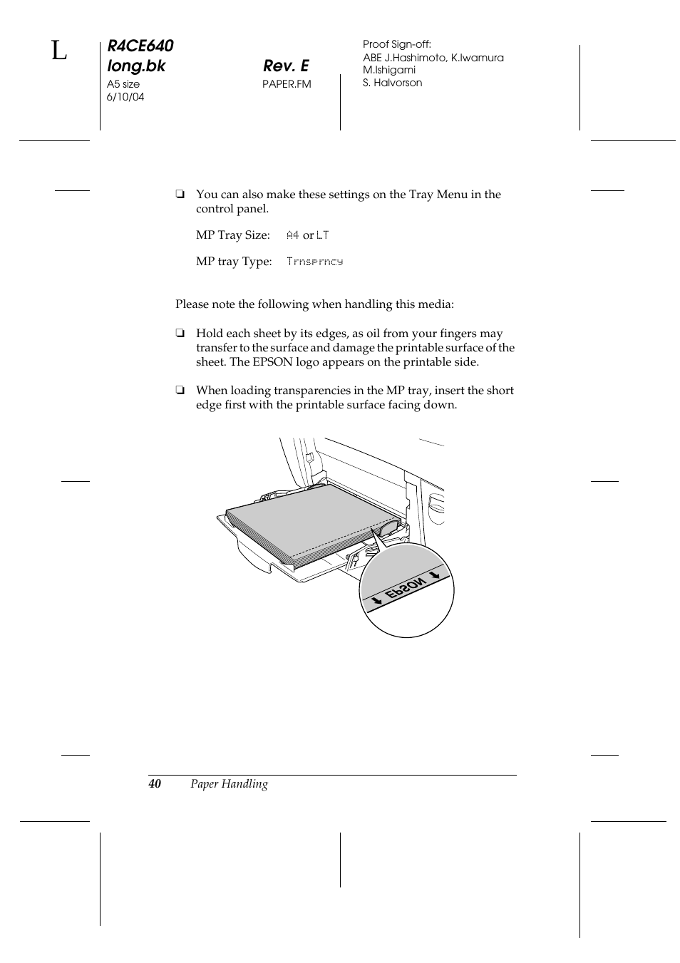 R4ce640 long.bk rev. e | Epson AcuLaser C3000 User Manual | Page 40 / 316