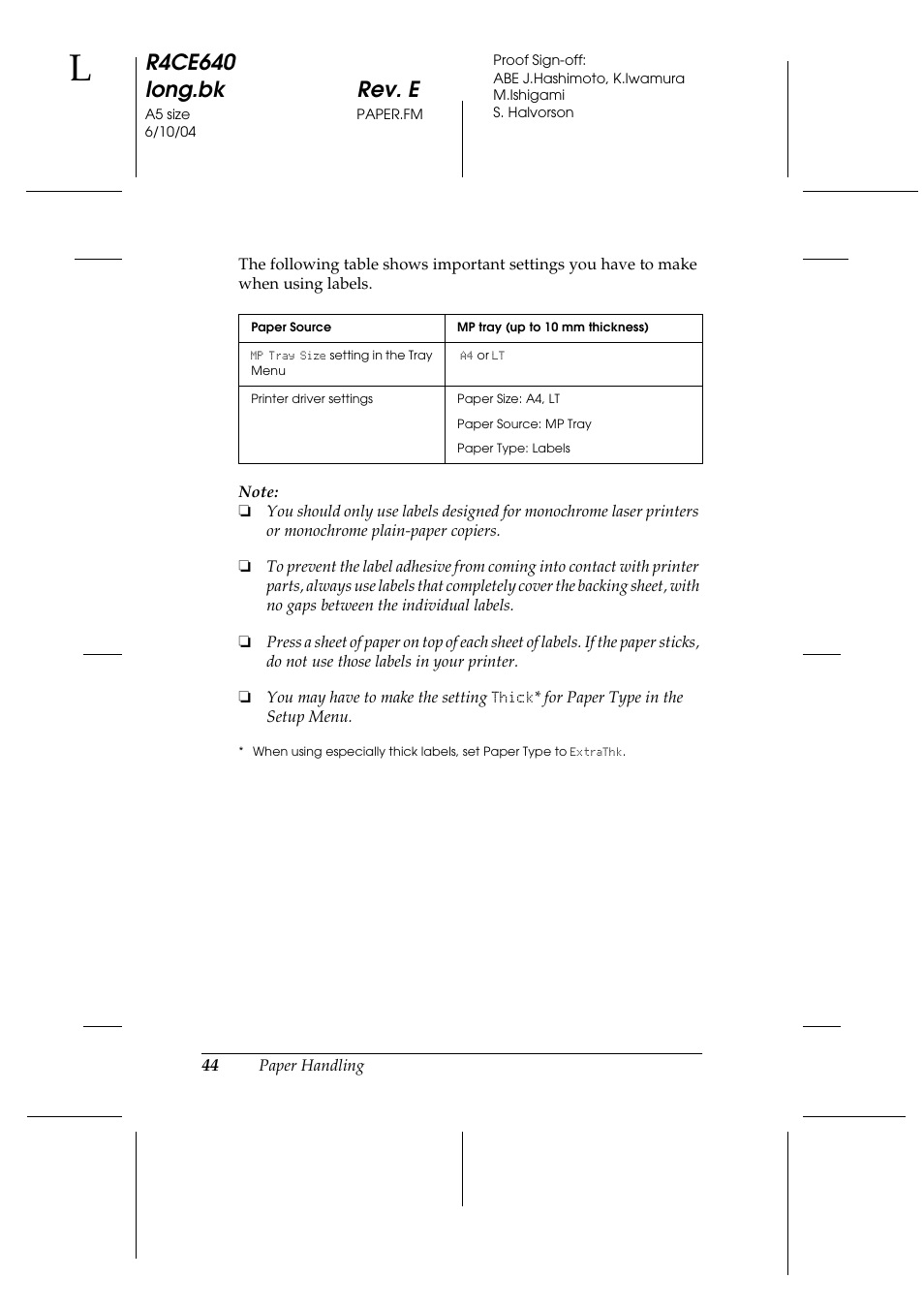 R4ce640 long.bk rev. e | Epson AcuLaser C3000 User Manual | Page 44 / 316