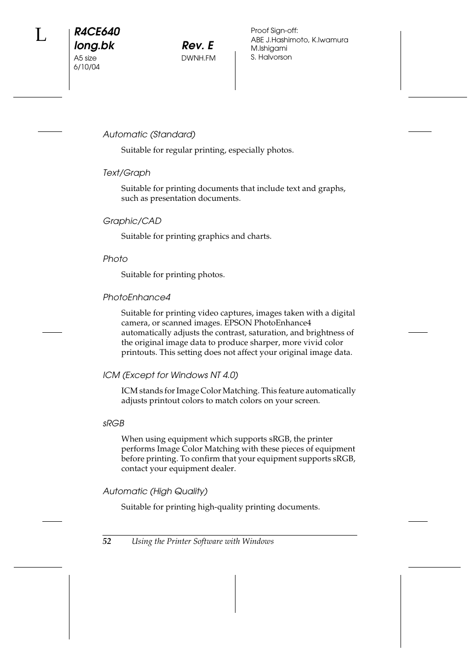 R4ce640 long.bk rev. e | Epson AcuLaser C3000 User Manual | Page 52 / 316