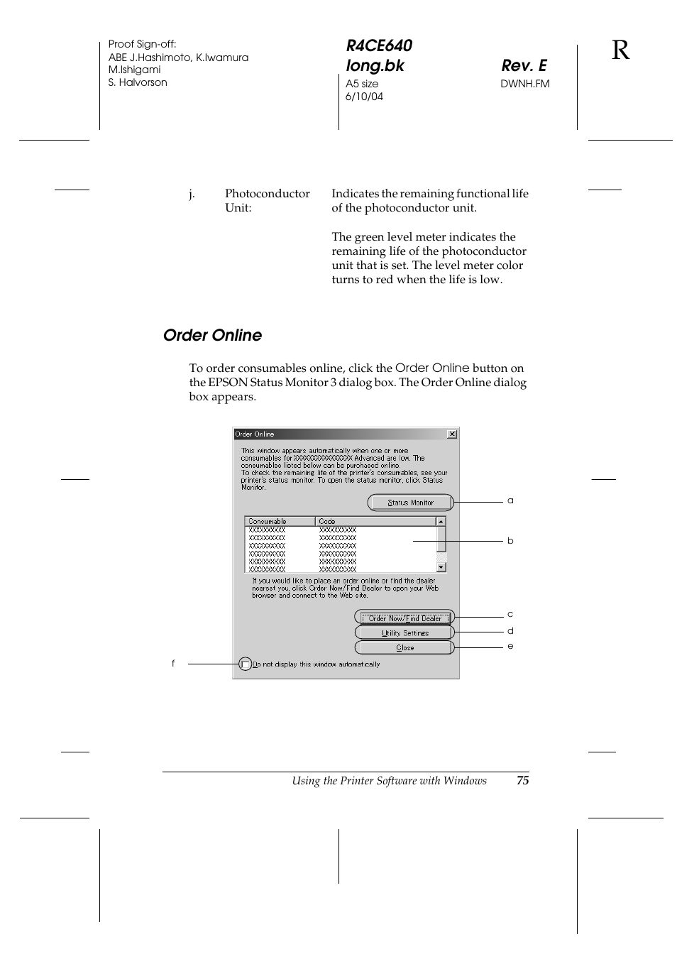 Order online | Epson AcuLaser C3000 User Manual | Page 75 / 316