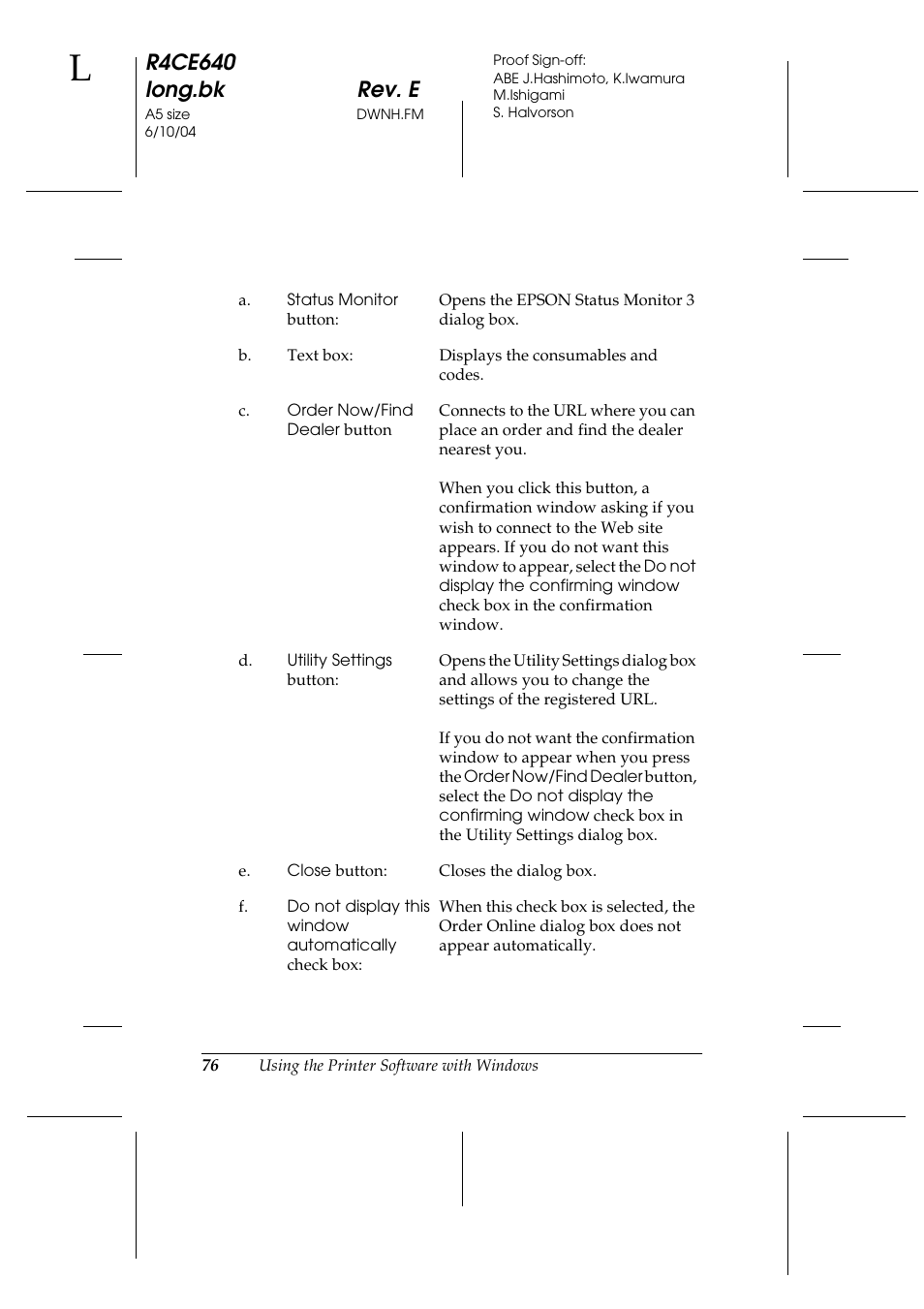 R4ce640 long.bk rev. e | Epson AcuLaser C3000 User Manual | Page 76 / 316