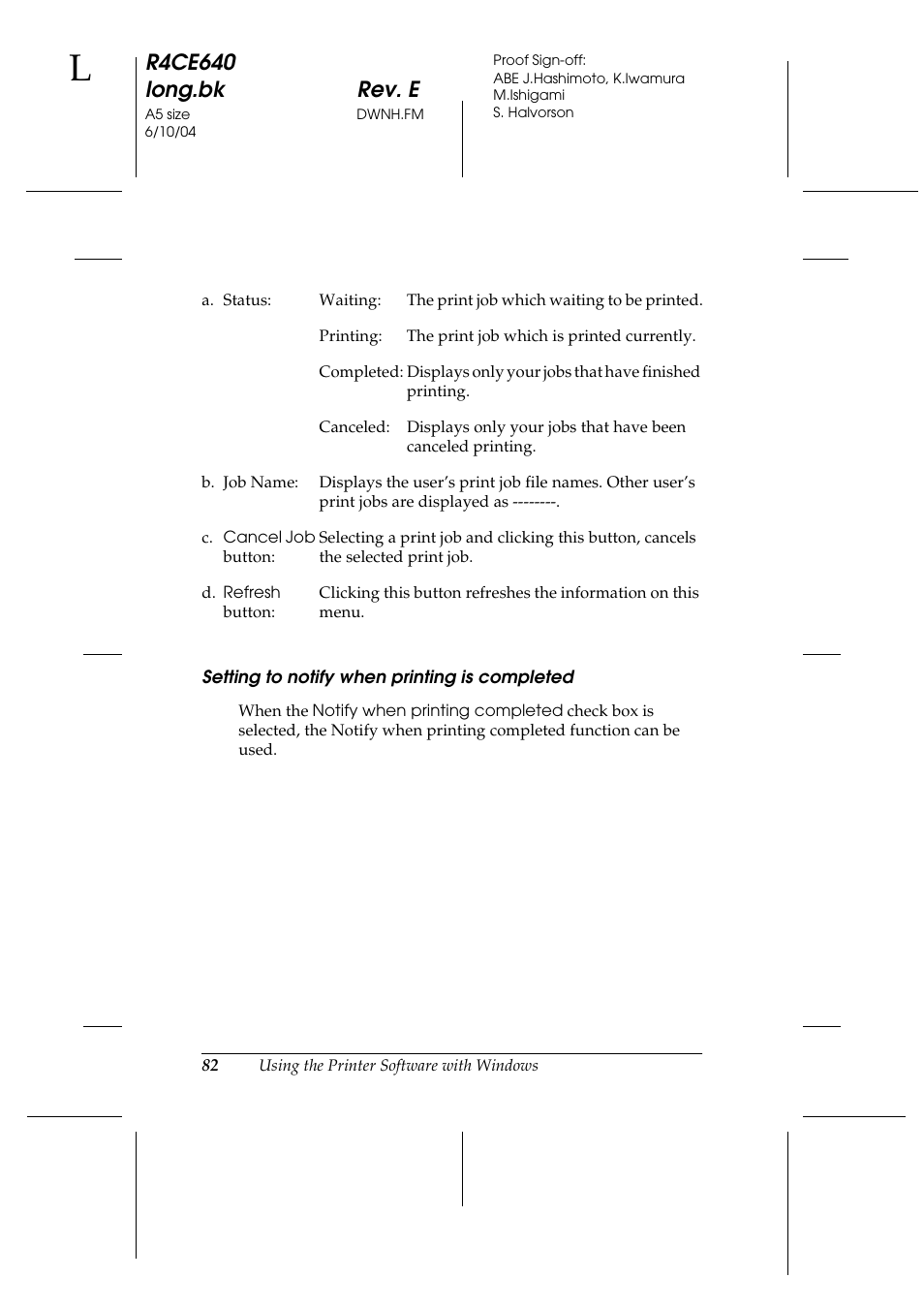 R4ce640 long.bk rev. e | Epson AcuLaser C3000 User Manual | Page 82 / 316