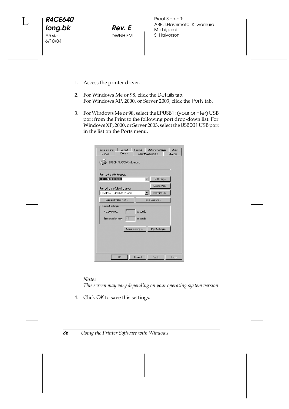 R4ce640 long.bk rev. e | Epson AcuLaser C3000 User Manual | Page 86 / 316