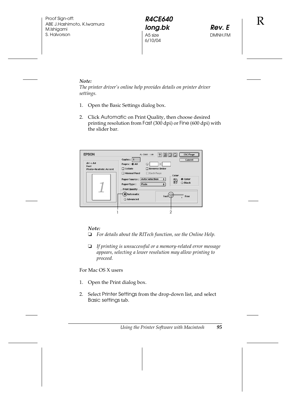 Epson AcuLaser C3000 User Manual | Page 95 / 316