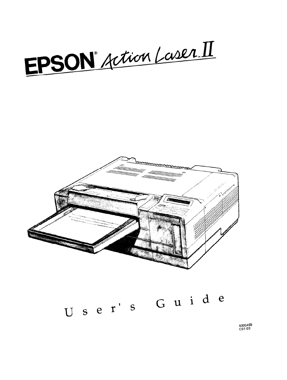 Epson Action Laser II User Manual | 299 pages