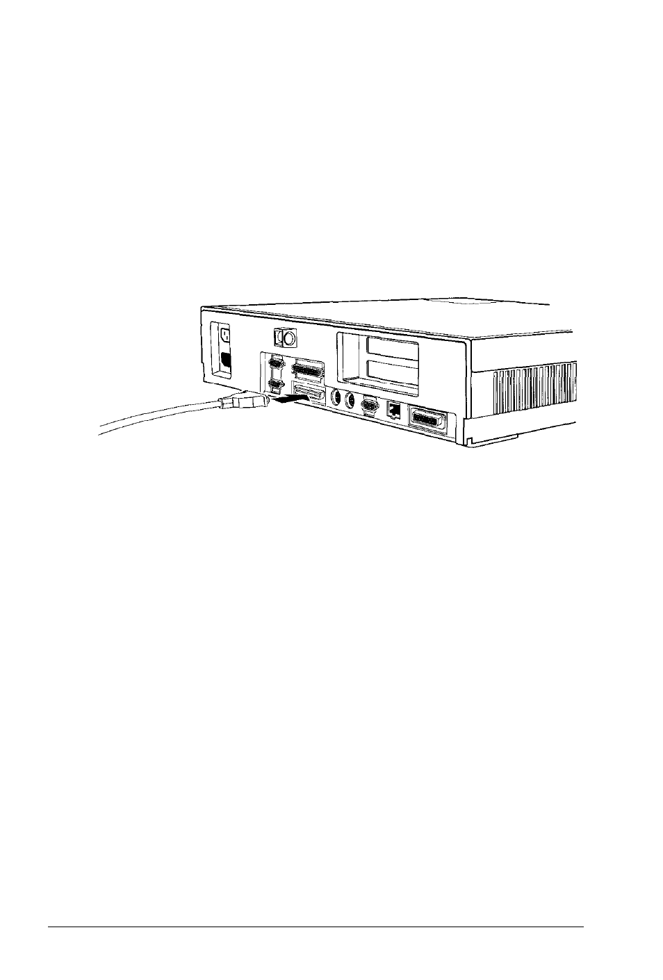 Connecting an external scsi device | Epson Express Station User Manual | Page 21 / 26