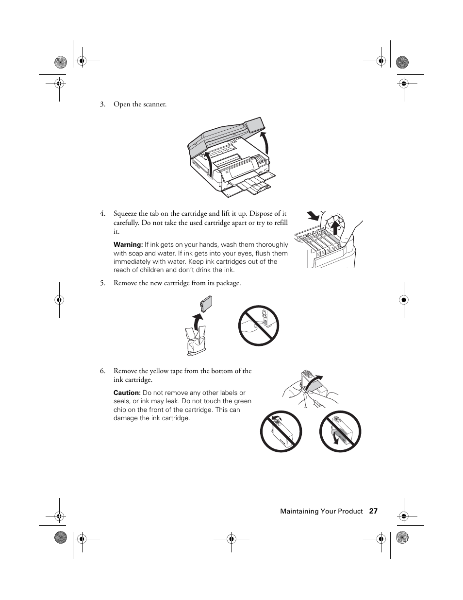 Epson Artisan 837 User Manual | Page 27 / 44