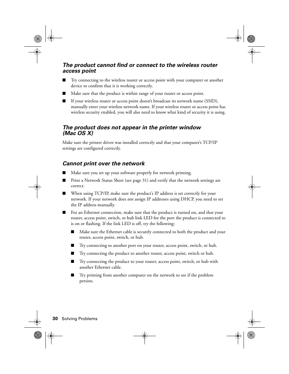 Epson Artisan 837 User Manual | Page 30 / 44