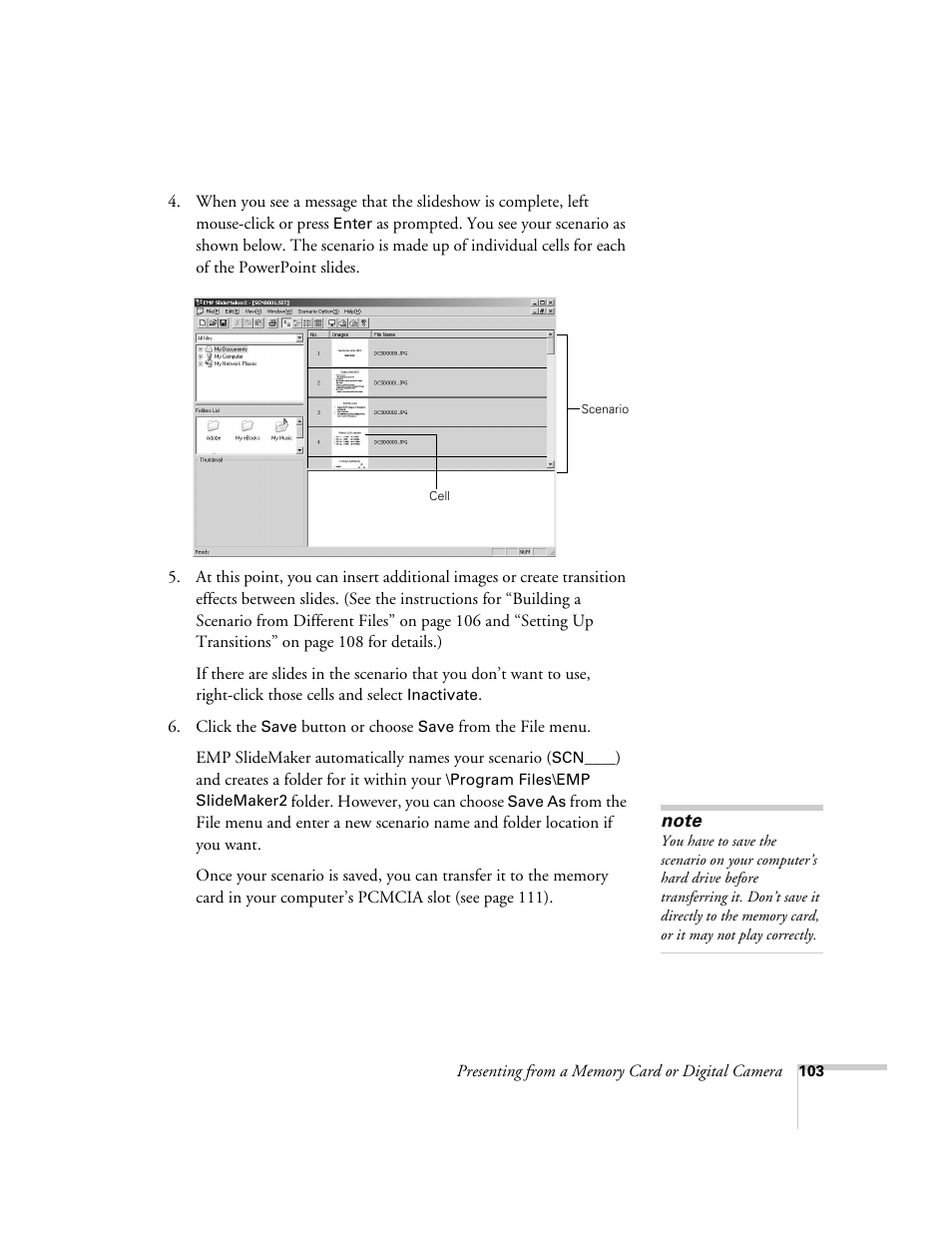 Epson 7850p User Manual | Page 103 / 224