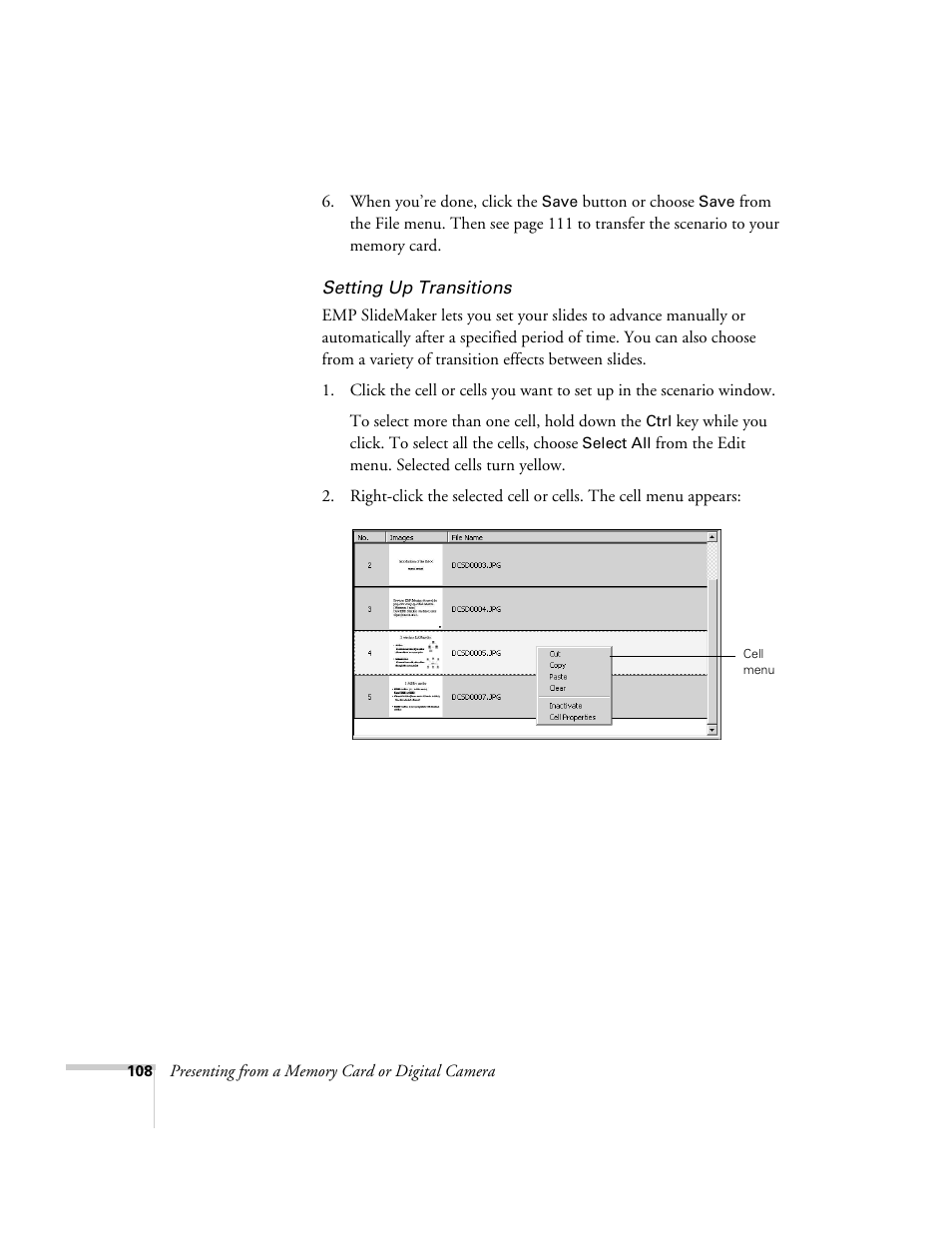 Epson 7850p User Manual | Page 108 / 224