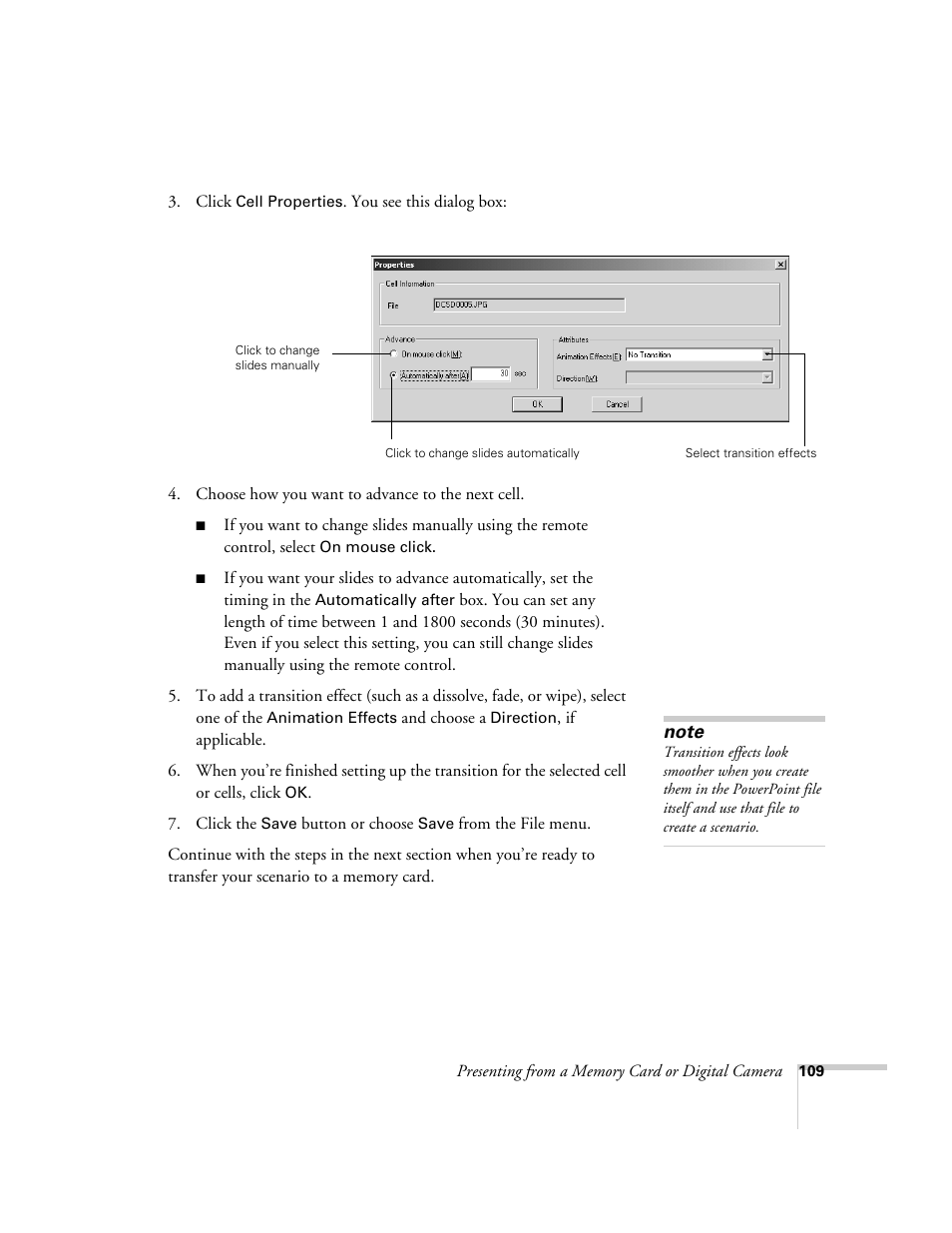 Epson 7850p User Manual | Page 109 / 224