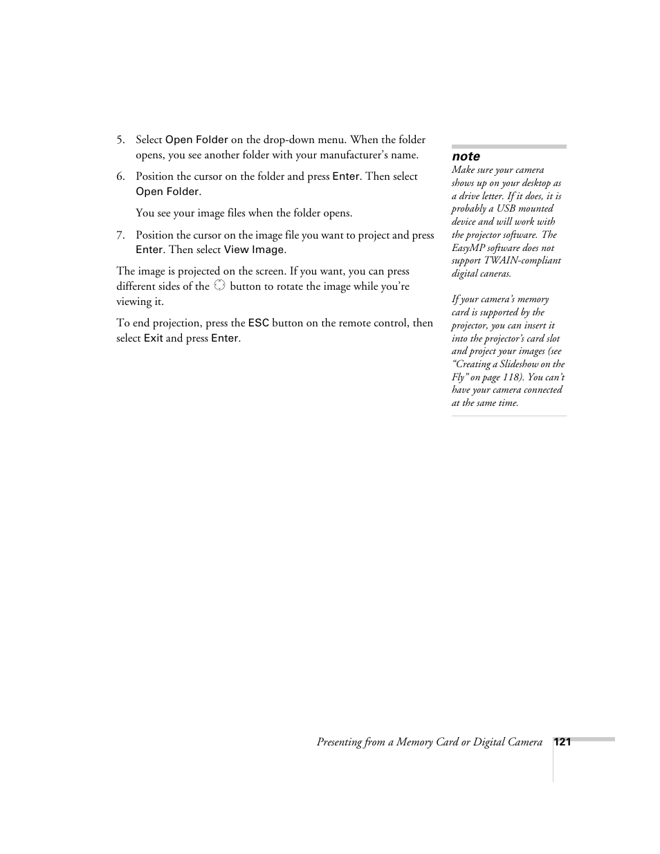 Epson 7850p User Manual | Page 121 / 224