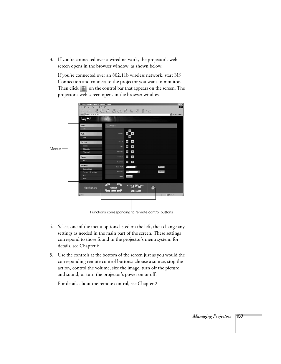 Epson 7850p User Manual | Page 157 / 224