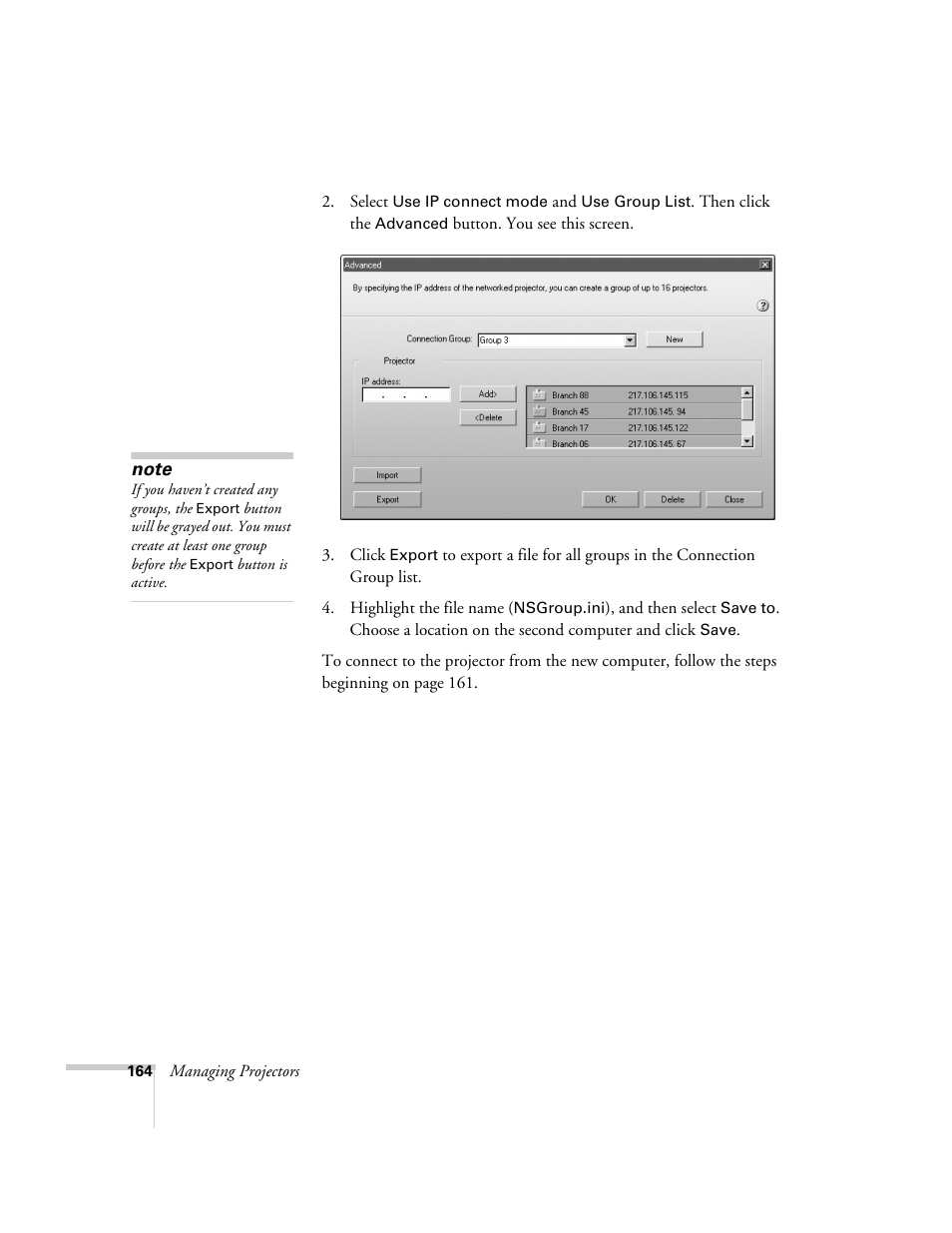 Epson 7850p User Manual | Page 164 / 224