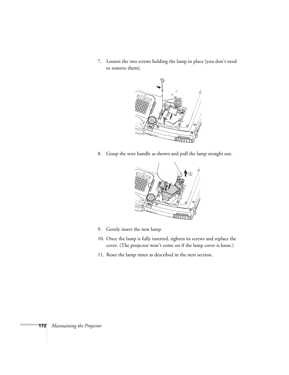 Epson 7850p User Manual | Page 172 / 224