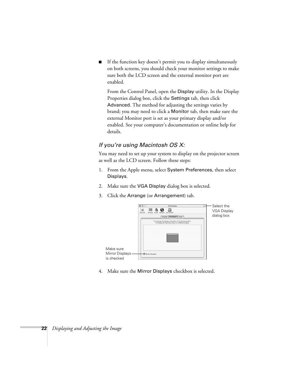 Epson 7850p User Manual | Page 22 / 224
