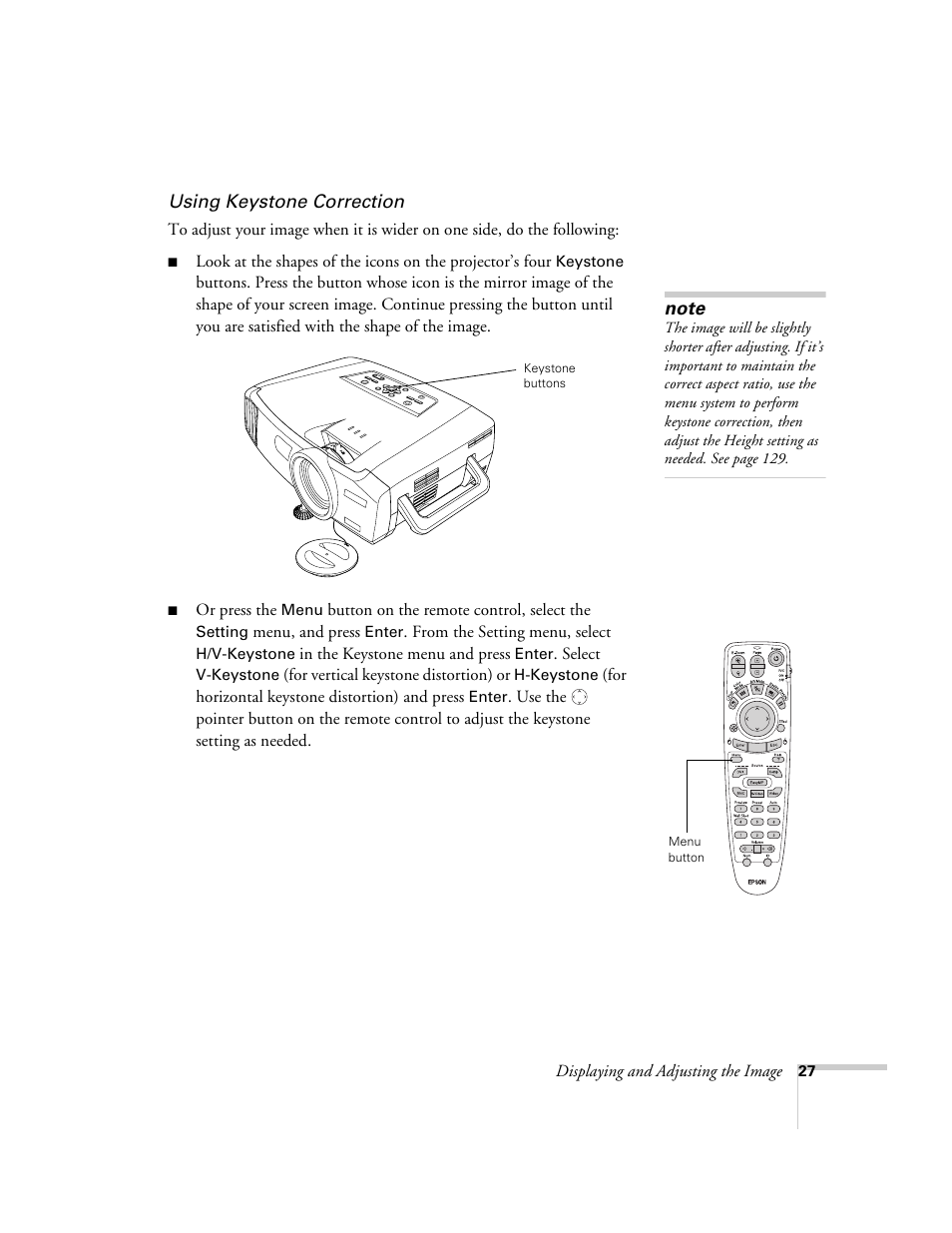 Epson 7850p User Manual | Page 27 / 224