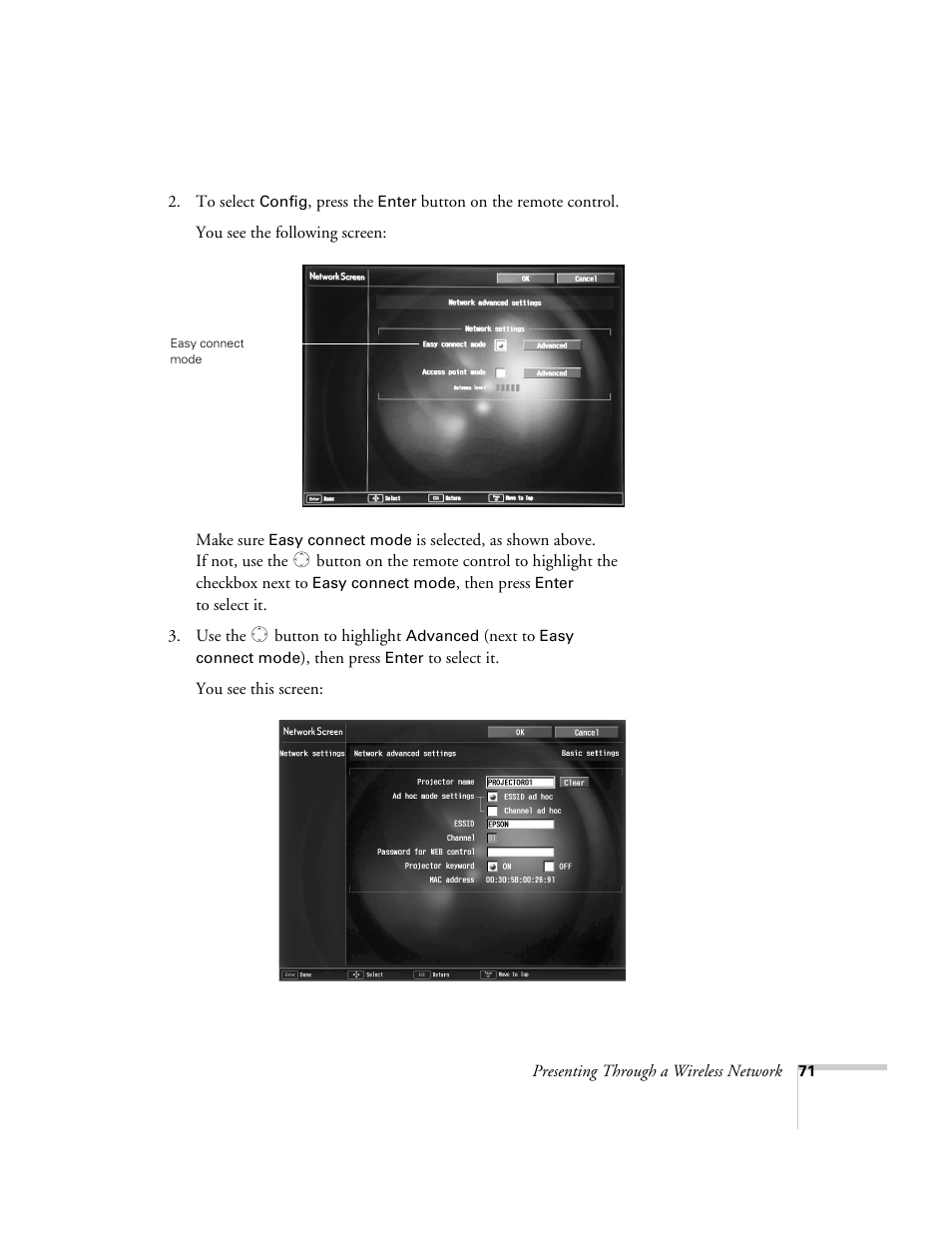 Epson 7850p User Manual | Page 71 / 224