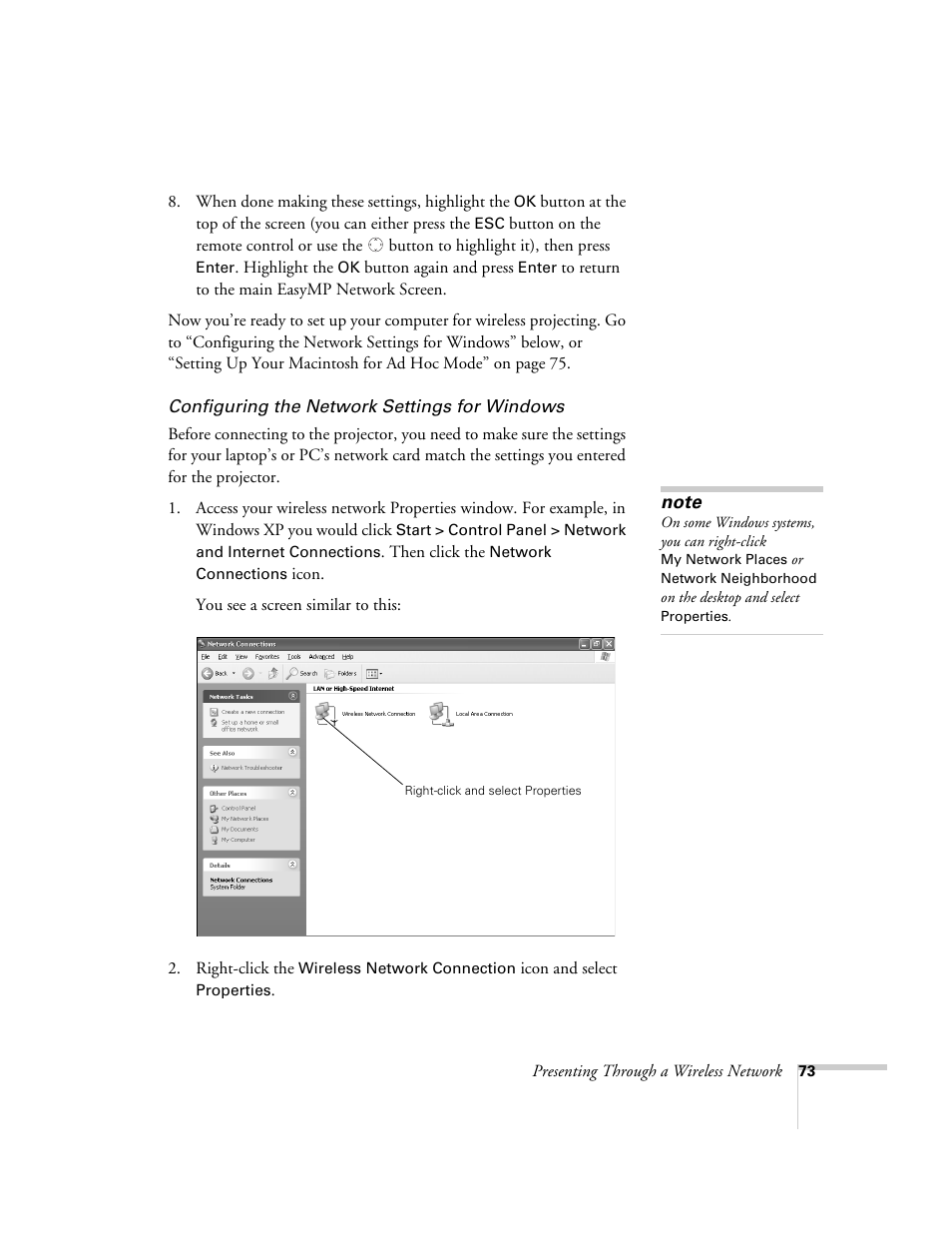 Epson 7850p User Manual | Page 73 / 224