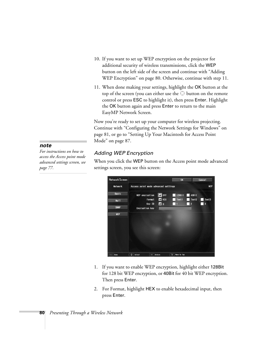 Epson 7850p User Manual | Page 80 / 224