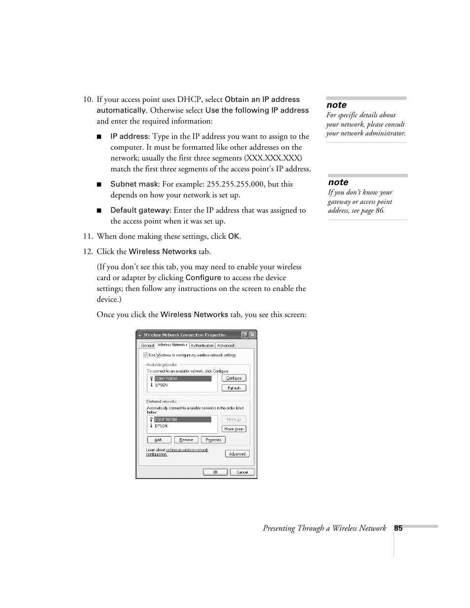 Epson 7850p User Manual | Page 85 / 224
