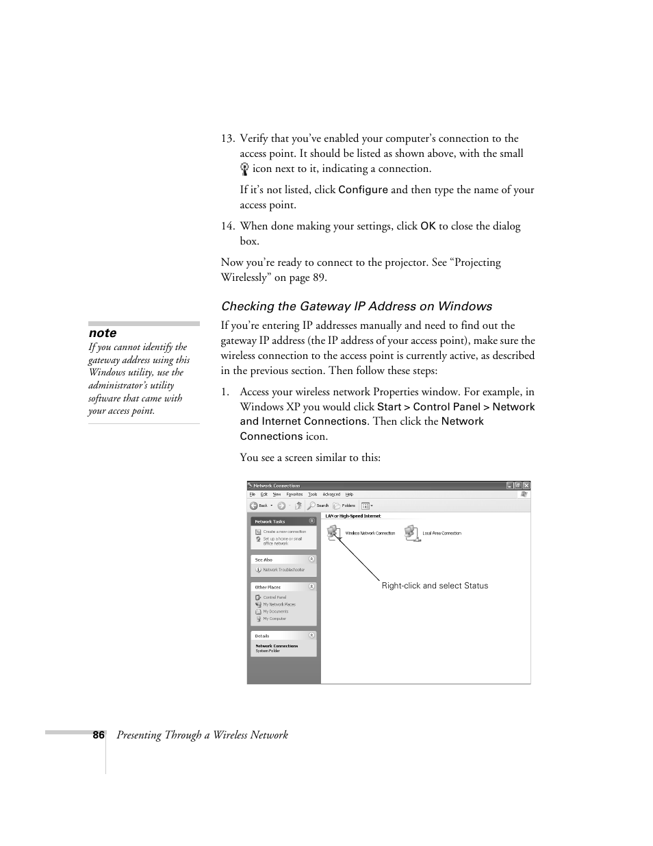 Epson 7850p User Manual | Page 86 / 224