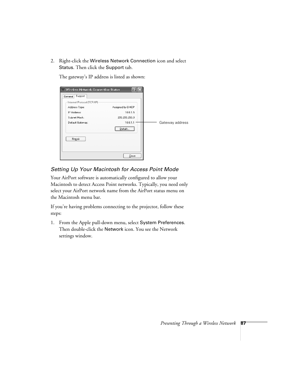 Epson 7850p User Manual | Page 87 / 224