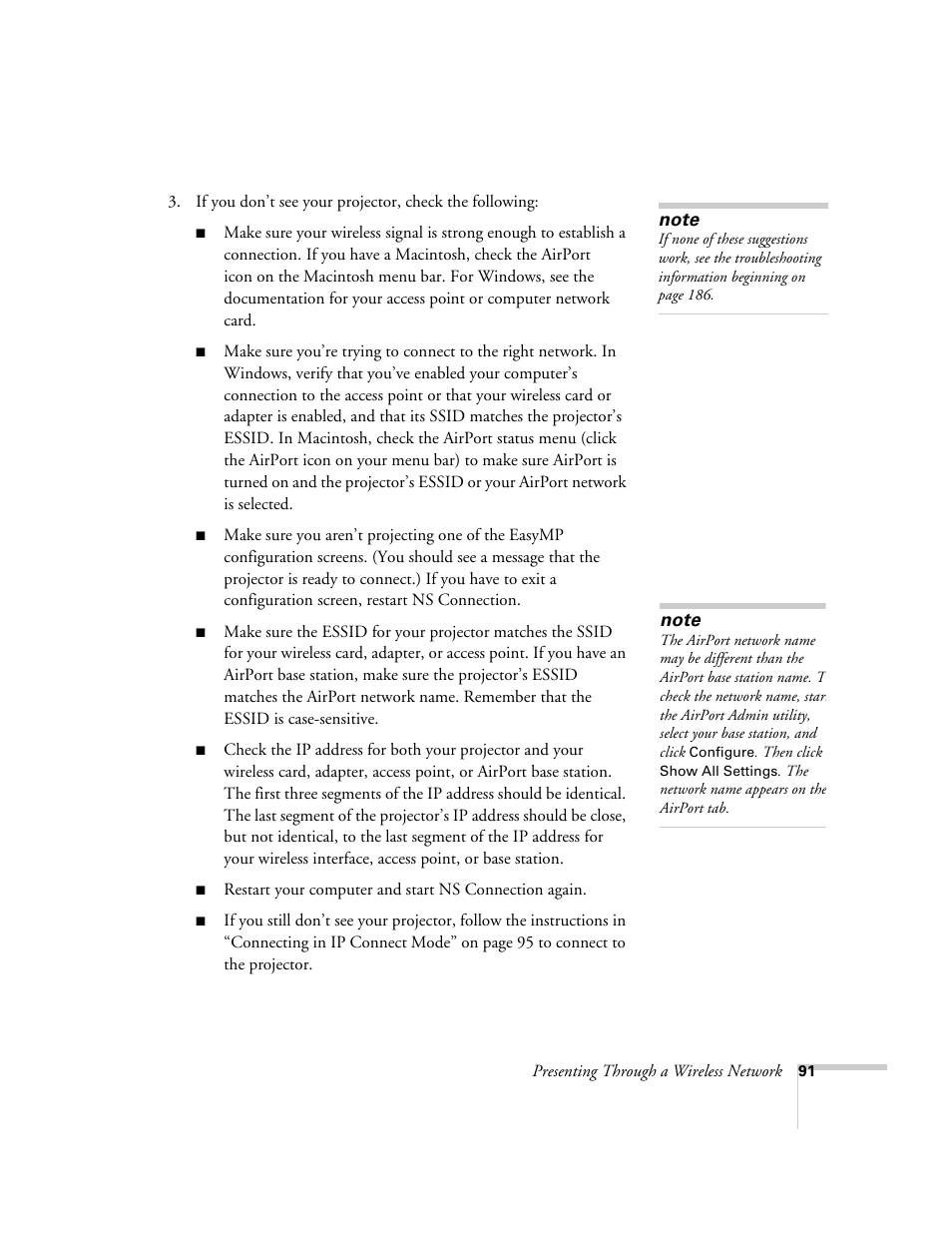 Epson 7850p User Manual | Page 91 / 224