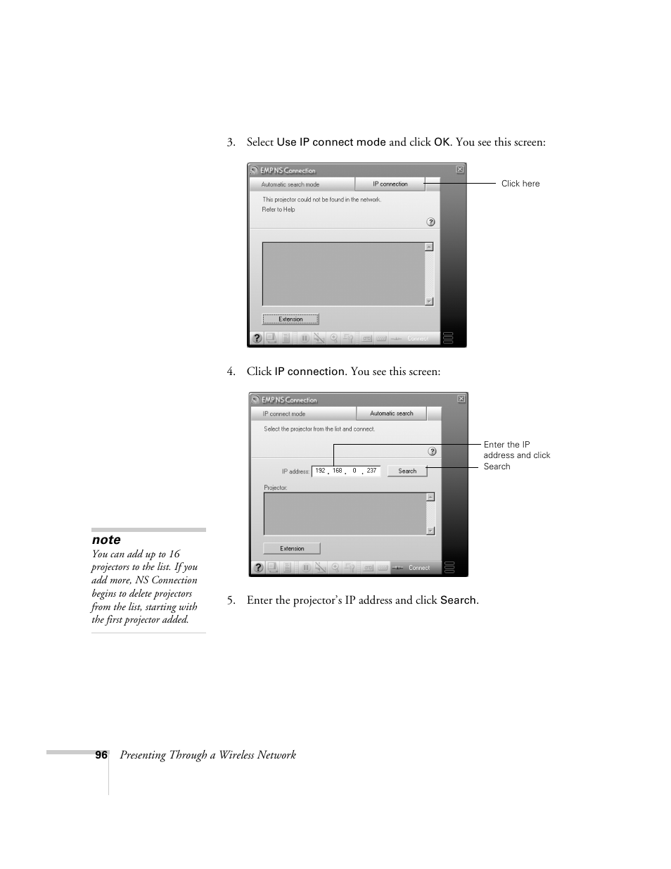 Epson 7850p User Manual | Page 96 / 224