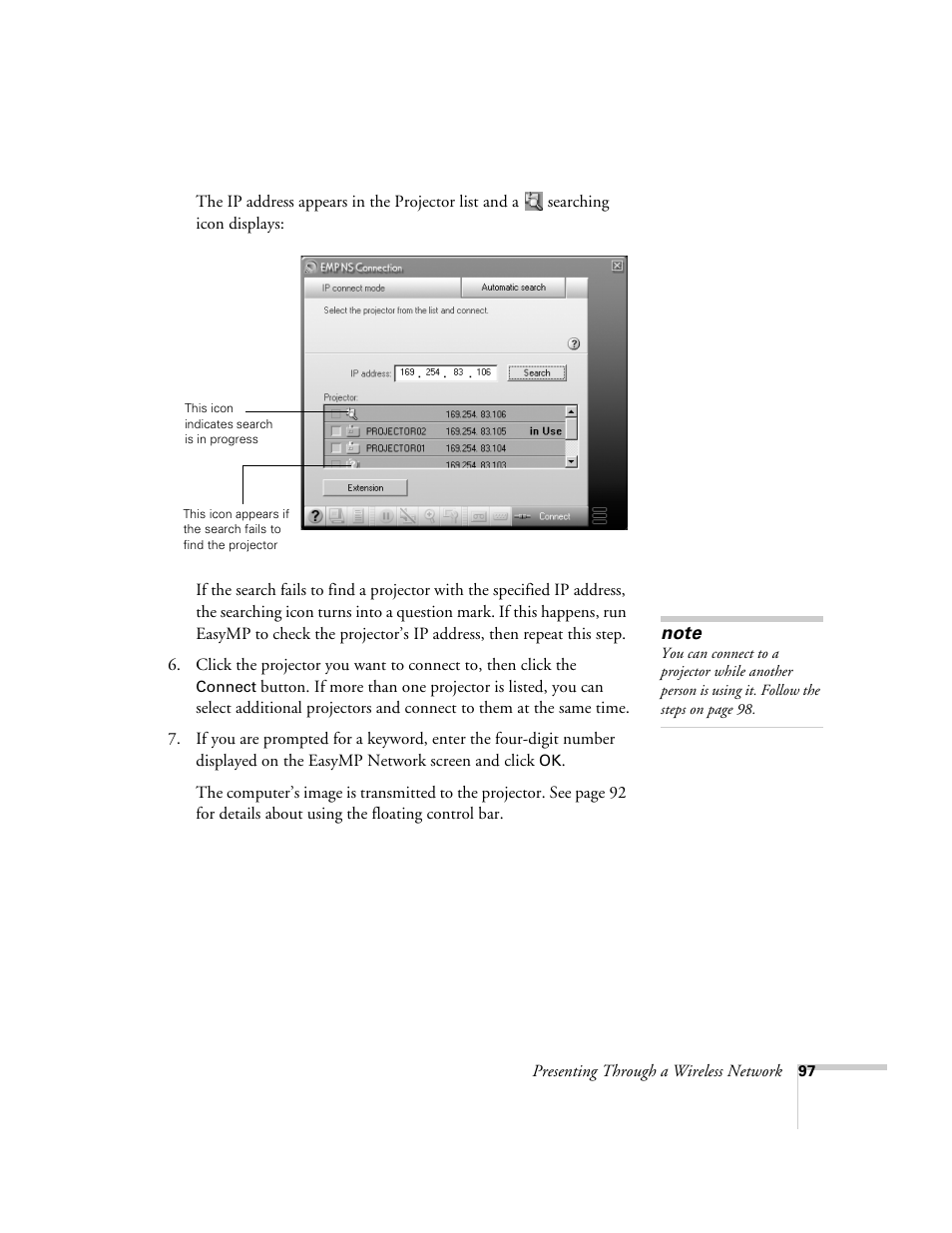 Epson 7850p User Manual | Page 97 / 224